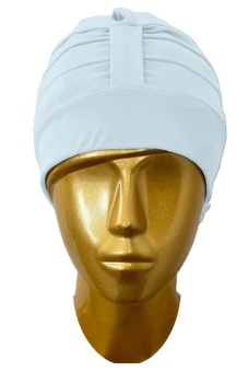 Шапочки для бассейна из ткани женская на липучке LSW САР 20 126